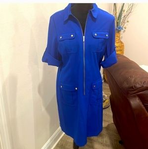 Retail $120 Sleeve Belted Shirt Dress by MICHAEL Michael Kors